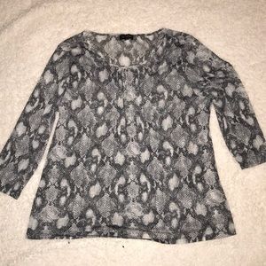 The Limited Snake Skin sheer top!!! 